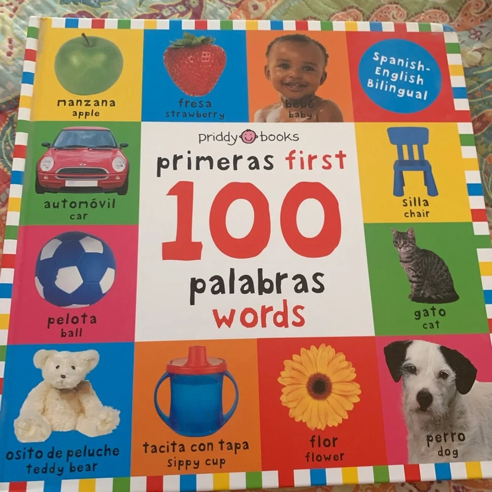 Priddy Books 100 First Primeras Words Palabras in English and Spanish